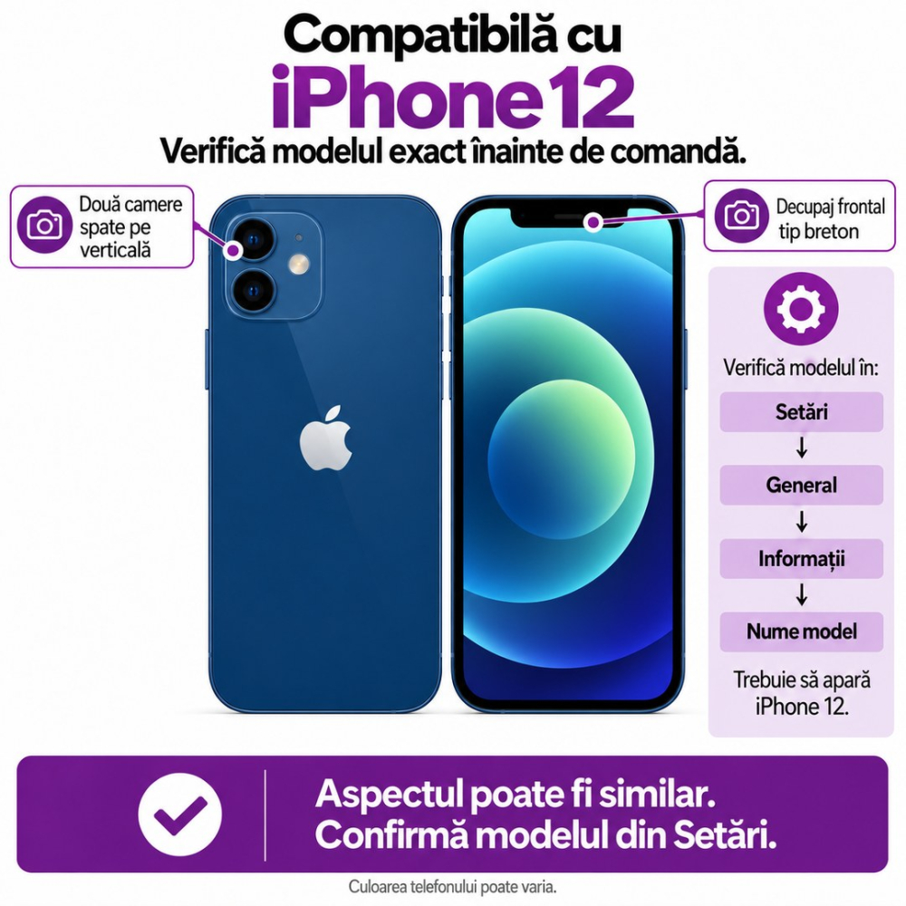 Husa 3D Cube pentru iPhone 12 [2]