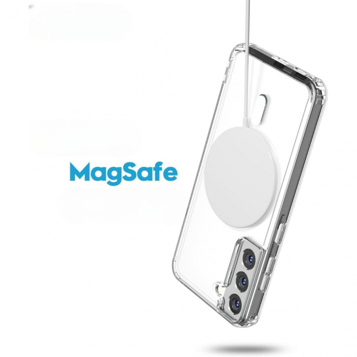 Husa Anti-Shock MagSafe pentru Samsung Galaxy S22 - Transparenta [5]