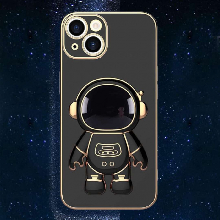 Husa Astronaut iPhone 13 cu Protecție Camere și Stand [5]