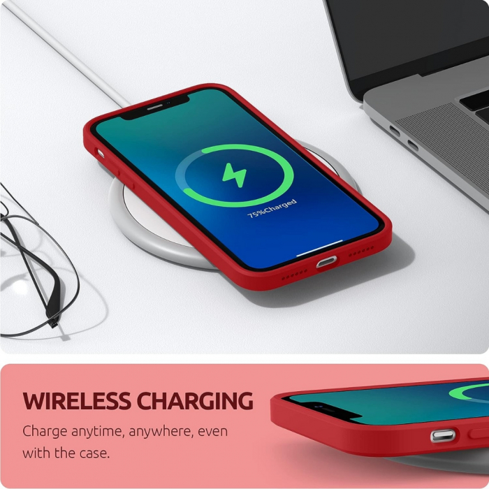 Husa compatibila Iphone 11 din silicon catifelat cu interior din microfibra si protectie la camere [5]