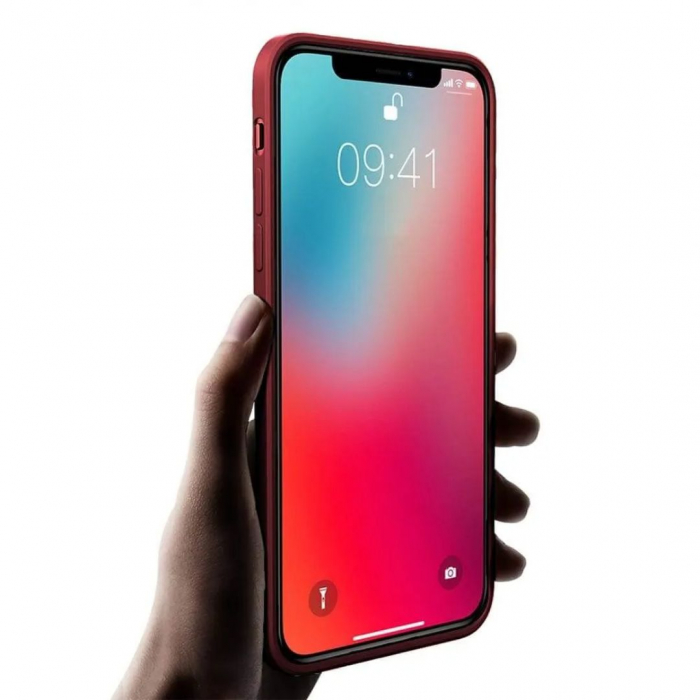Husa compatibila Iphone 11 din silicon catifelat cu interior din microfibra si protectie la camere [10]