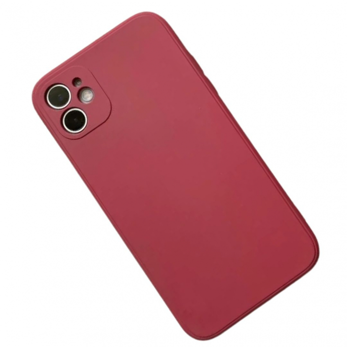 Husa compatibila Iphone 11 din silicon catifelat cu interior din microfibra si protectie la camere [8]