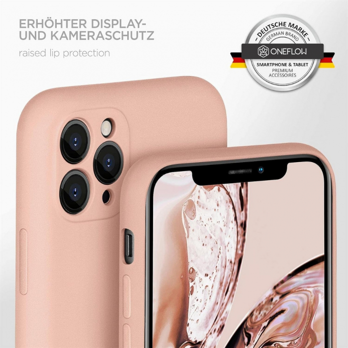 Husa compatibila Iphone 11 PRO din silicon catifelat cu interior din microfibra si protectie la camere [2]