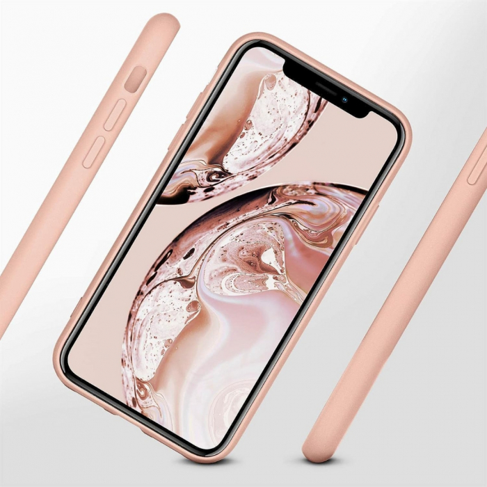 Husa compatibila Iphone 11 PRO din silicon catifelat cu interior din microfibra si protectie la camere [5]