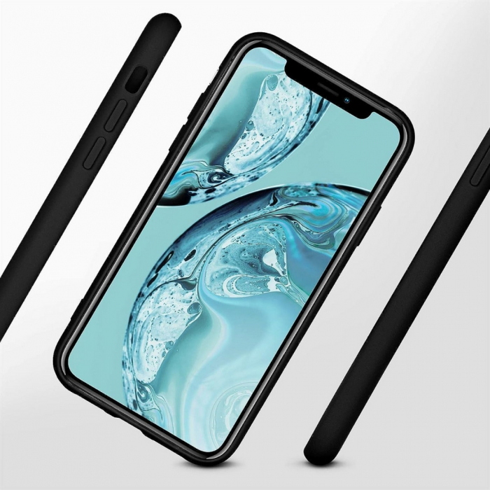 Husa compatibila Iphone XR din silicon catifelat cu interior din microfibra si protectie la camere [4]