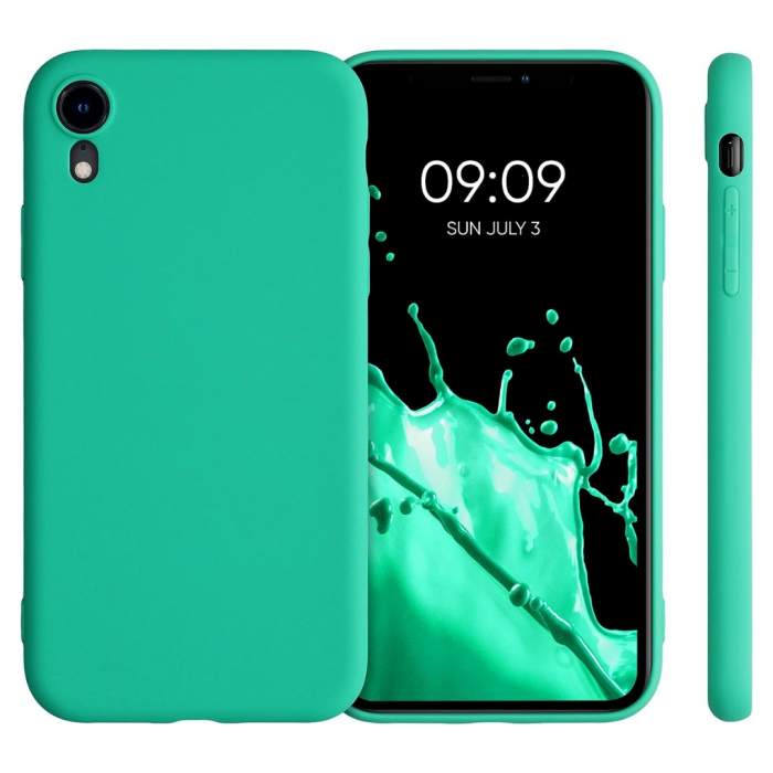 Husa compatibila Iphone XR din silicon catifelat cu interior din microfibra si protectie la camere [2]