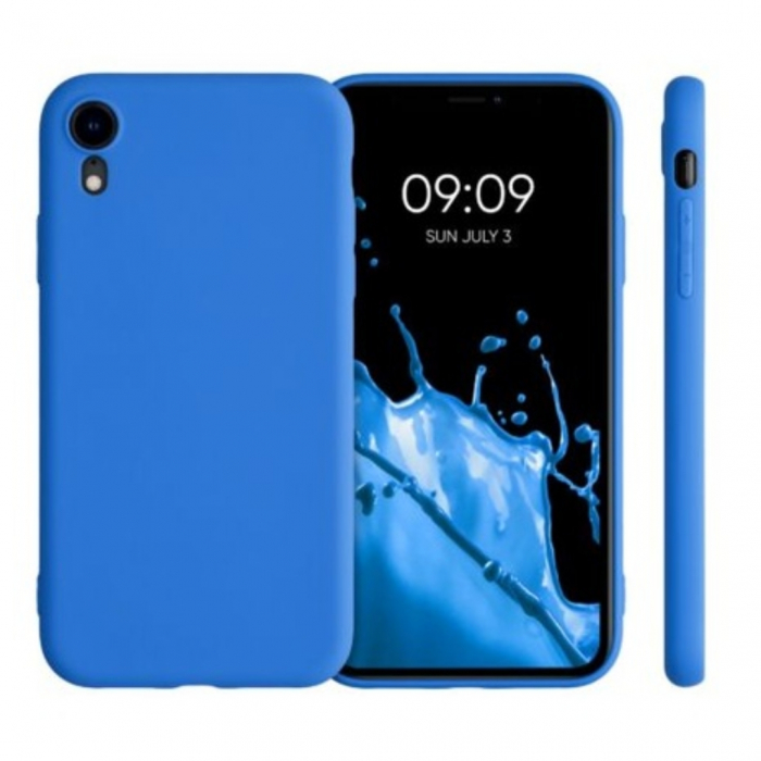 Husa compatibila Iphone XR din silicon catifelat cu interior din microfibra si protectie la camere [2]