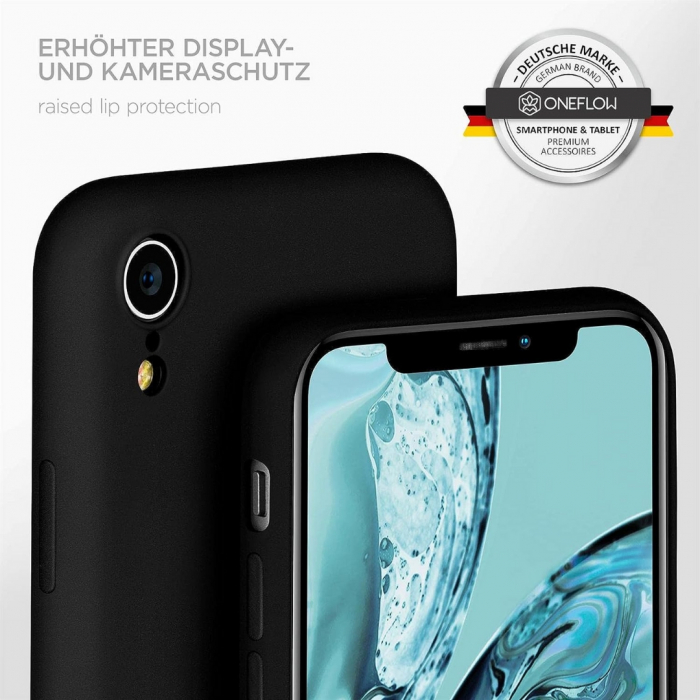 Husa compatibila Iphone XR din silicon catifelat cu interior din microfibra si protectie la camere [3]