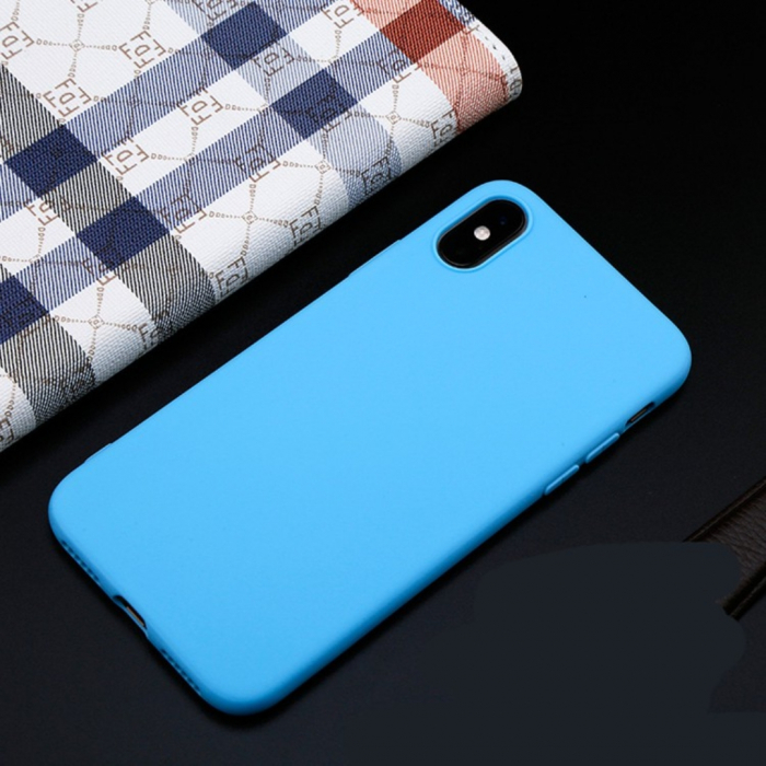 Husa compatibila Iphone XS MAX din silicon catifelat cu interior din microfibra [2]