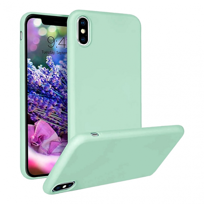 Husa compatibila Iphone XS MAX din silicon catifelat cu interior din microfibra [4]
