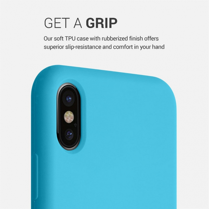 Husa compatibila Iphone XS MAX din silicon catifelat cu interior din microfibra [3]