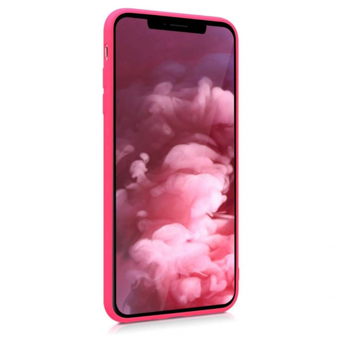 Husa compatibila Iphone XS MAX din silicon catifelat cu interior din microfibra si protectie la camere [4]
