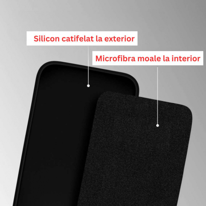 Husa compatibila Iphone XS MAX din silicon catifelat cu interior din microfibra si protectie la camere [3]