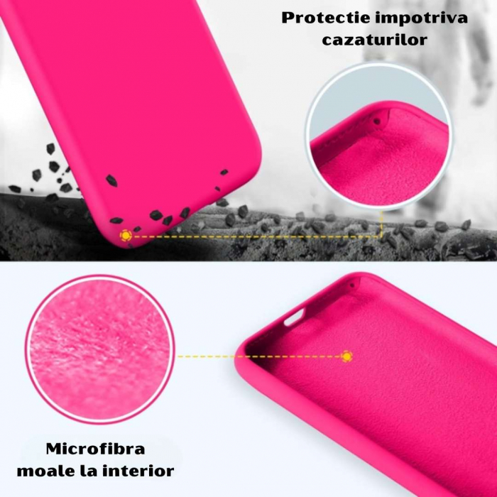 Husa compatibila Iphone XS MAX din silicon catifelat cu interior din microfibra si protectie la camere [7]