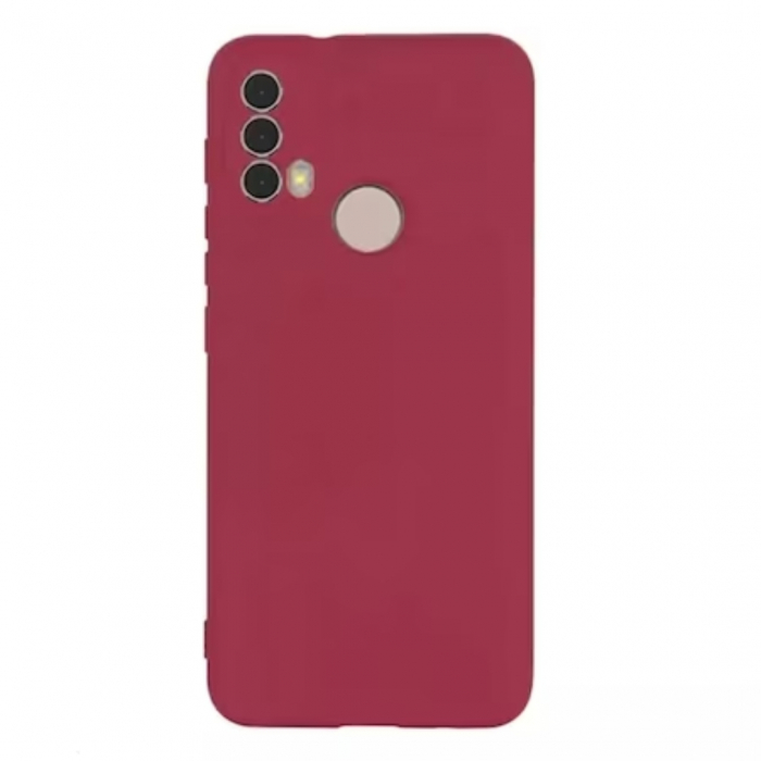 Husa compatibila Motorola Moto E40 din sIlicon catifelat cu interior din microfibra si protectie la camere [2]