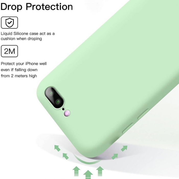 Husa compatibila Motorola Moto E40 din sIlicon catifelat cu interior din microfibra si protectie la camere [5]