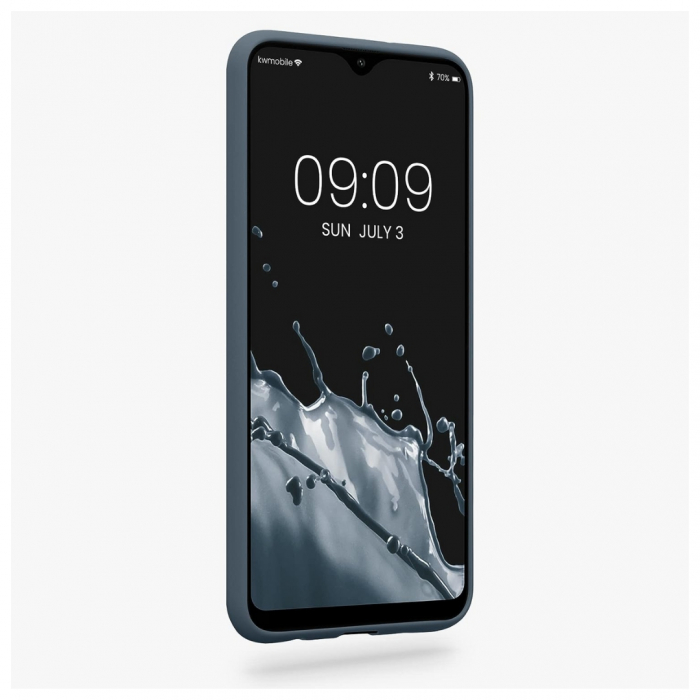 Husa compatibila Samsung A10 din silicon catifelat cu interior din microfibra [4]