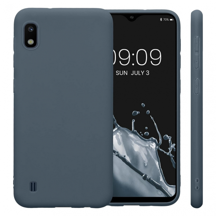 Husa compatibila Samsung A10 din silicon catifelat cu interior din microfibra [3]