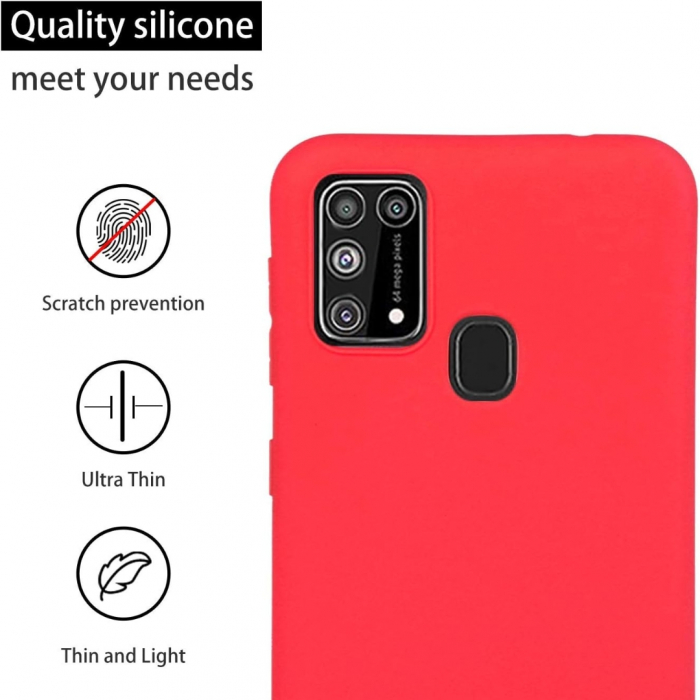 Husa compatibila Samsung A21S din silicon catifelat cu interior din microfibra [2]