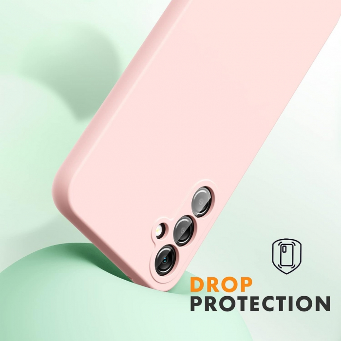 Husa compatibila Samsung A54 5G din silicon catifelat cu interior din microfibra si protectie la camere [4]
