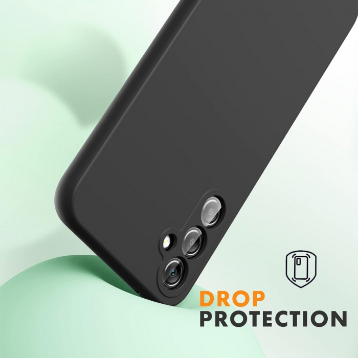 Husa compatibila Samsung A54 5G din silicon catifelat cu interior din microfibra si protectie la camere [4]
