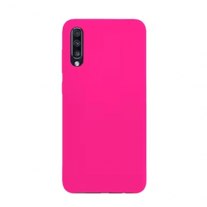 Husa compatibila Samsung A70 din silicon catifelat cu interior din microfibra si protectie la camere [2]