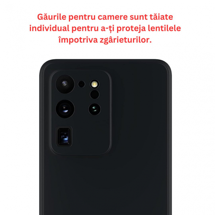 Husa compatibila Samsung S20 ULTRA din silicon catifelat cu interior din microfibra si protectie la camere [2]
