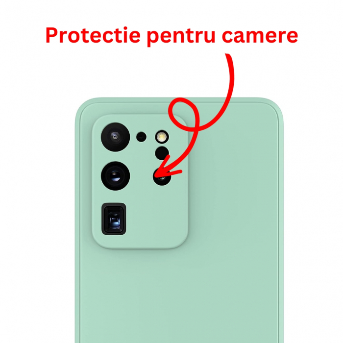 Husa compatibila Samsung S20 ULTRA din silicon catifelat cu interior din microfibra si protectie la camere [2]