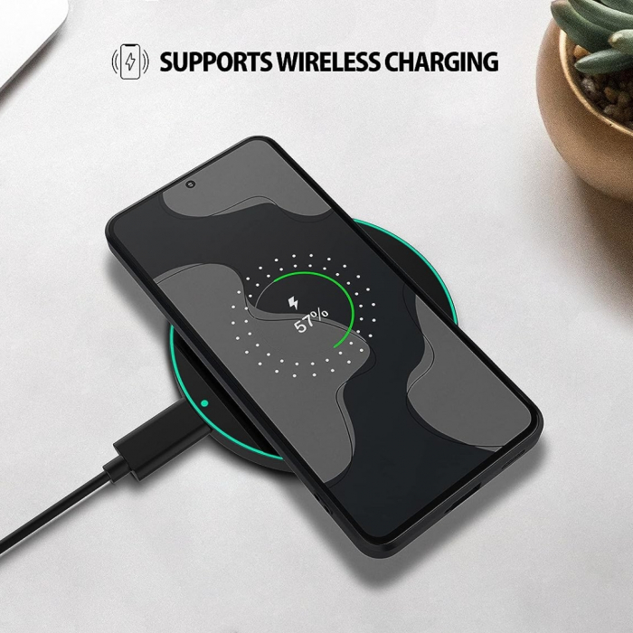 Husa compatibila Samsung S21 PLUS din silicon catifelat cu interior din microfibra si protectie la camere [4]