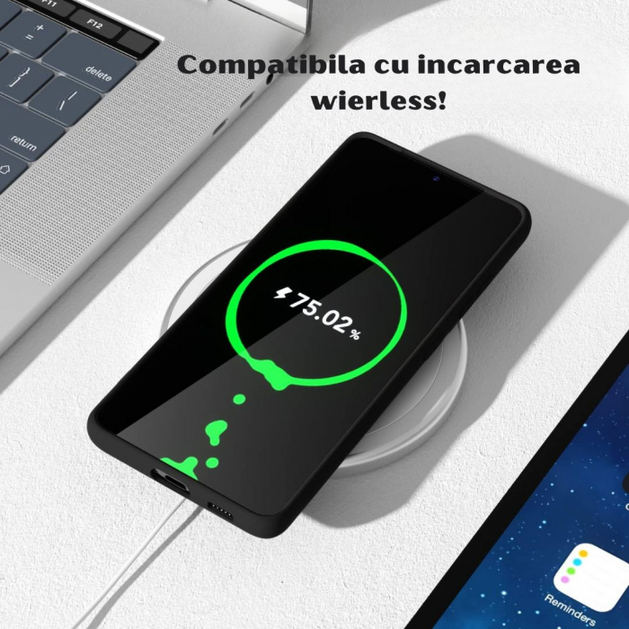 Husa Samsung S21 ULTRA din Silicon Catifelat cu Protecție la Camere [3]