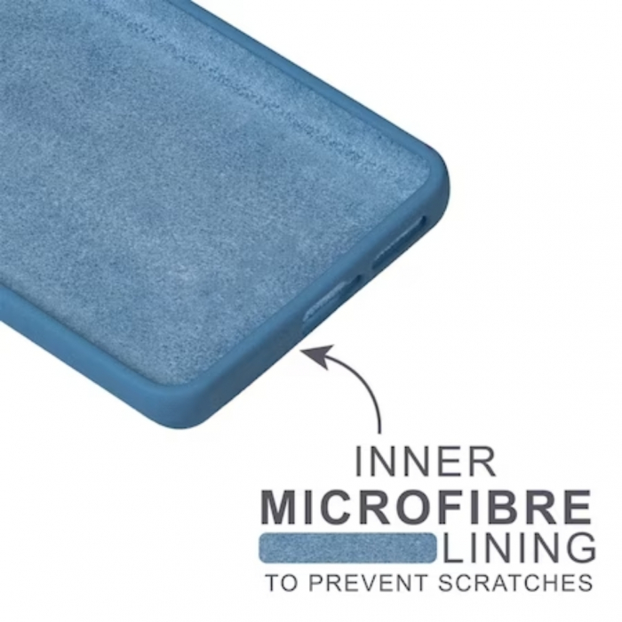 Husa compatibila Samsung S22 5G din silicon catifelat cu interior din microfibra si protectie la camere [4]