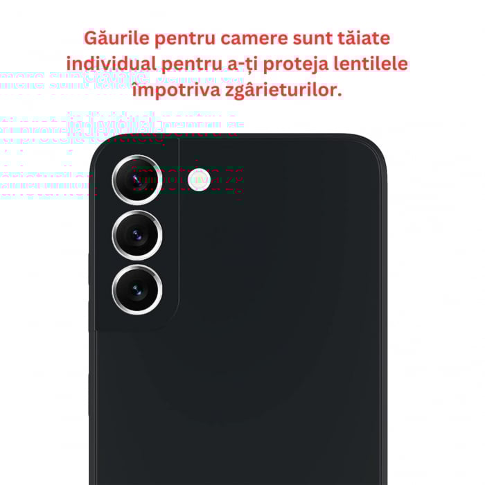 Husa compatibila Samsung S22 5G din silicon catifelat cu interior din microfibra si protectie la camere [2]