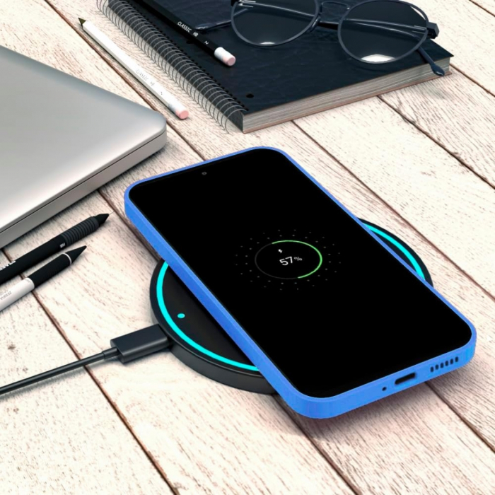 Husa compatibila Samsung S22 5G din silicon catifelat cu interior din microfibra si protectie la camere [6]