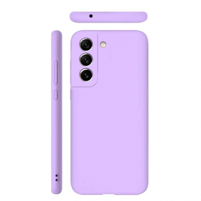 Husa compatibila Samsung S22 5G din silicon catifelat cu interior din microfibra si protectie la camere [4]