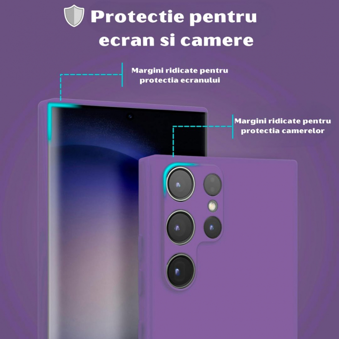 Husa din silicon catifelat pentru Samsung S22 ULTRA - GsmX [2]