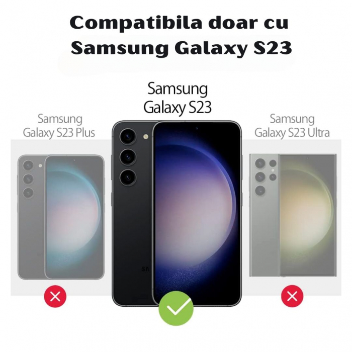 Husa Samsung S23 5G din Silicon Catifelat cu Protecție la Camere [5]