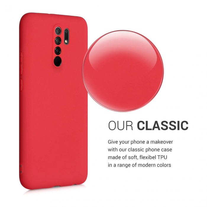 Husa compatibila Xiaomi Redmi 9 din silicon catifelat cu interior din microfibra si protectie la camere [4]