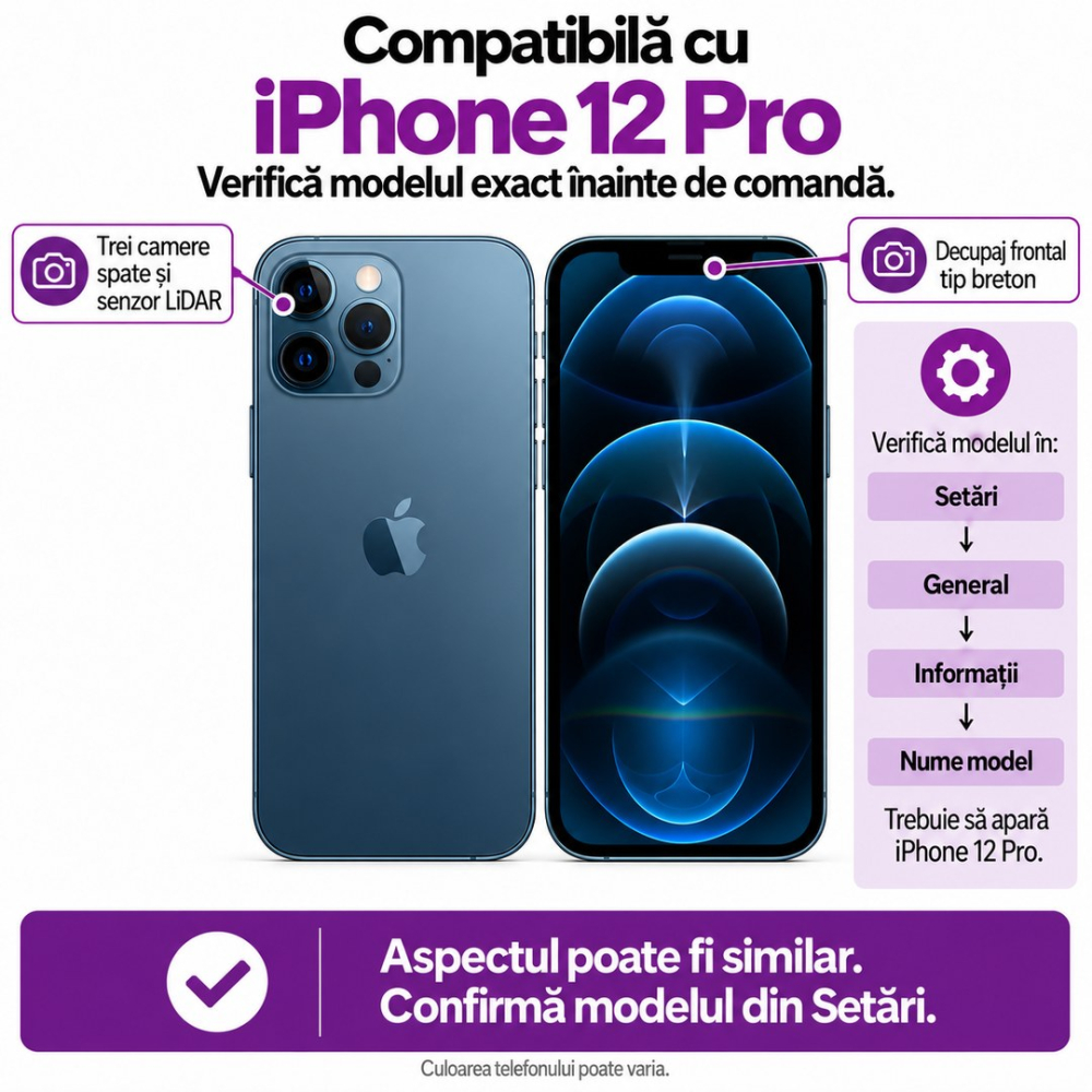 Husa Magsafe compatibila Iphone 12 PRO din silicon catifelat cu interior din microfibra si protectie pentru camere [2]