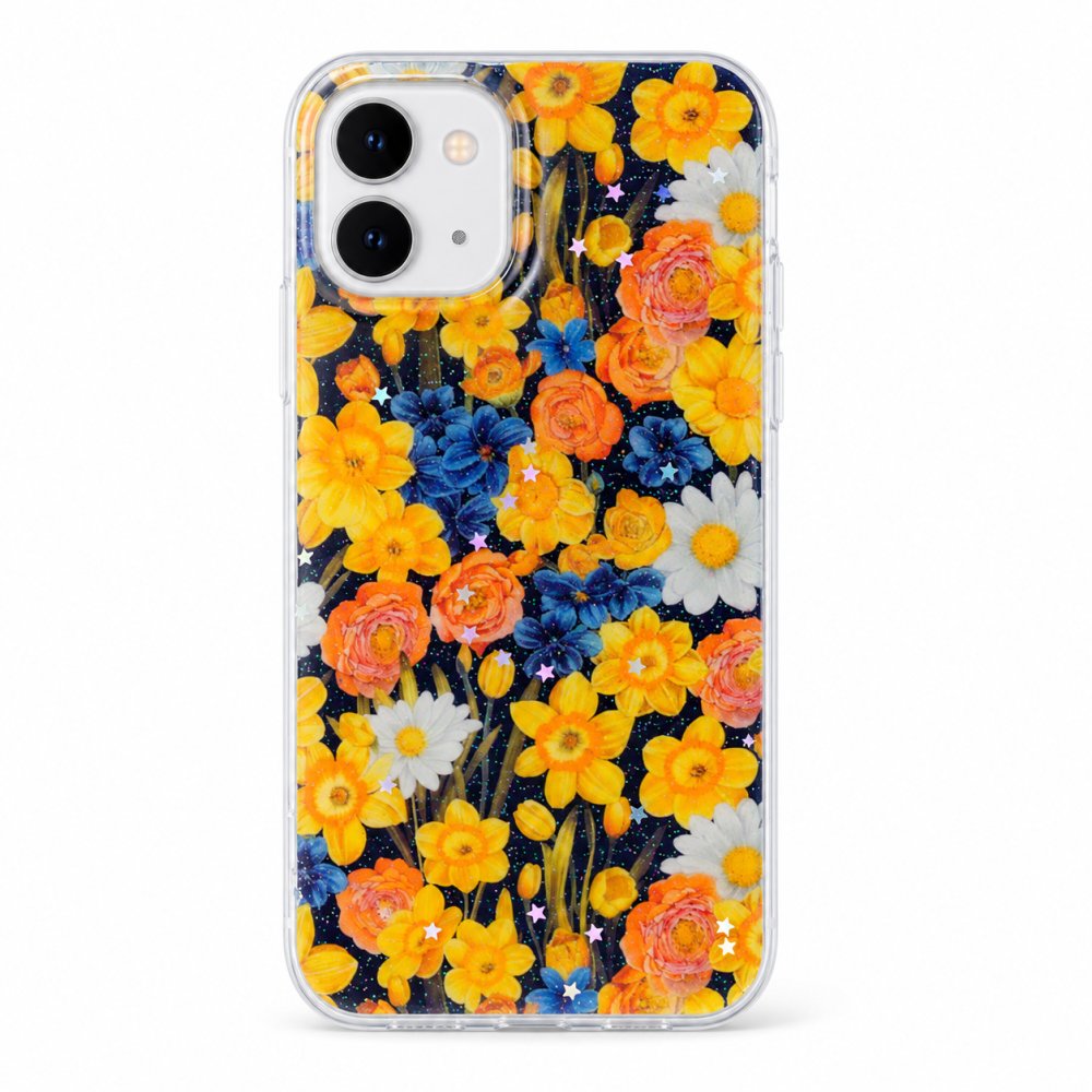 Husa pentru iPhone 11 cu imprimeu floral, rezistenta la socuri si lovituri - ZetGSM [3]