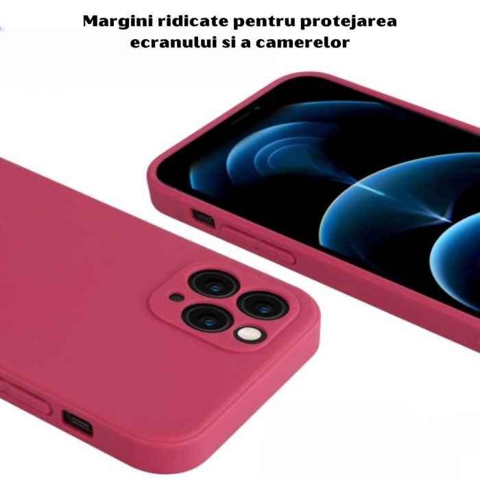 Husa pentru Iphone 11 PRO MAX din sIlicon catifelat cu  protectie camere si microfibra in interior [2]