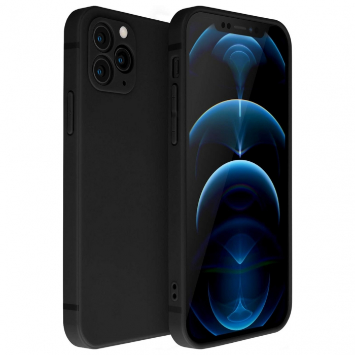 Husa pentru Iphone 11 PRO MAX din sIlicon catifelat cu  protectie camere si microfibra in interior [1]
