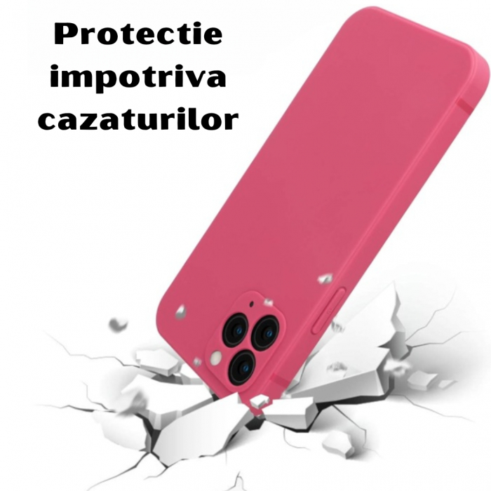 Husa pentru Iphone 11 PRO MAX din sIlicon catifelat cu  protectie camere si microfibra in interior [3]