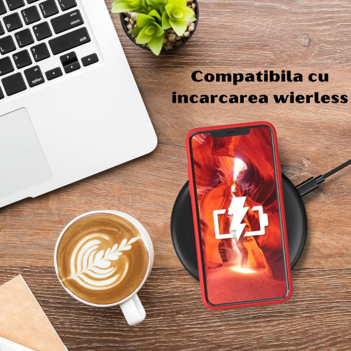 Husa pentru Iphone 11 PRO MAX din sIlicon catifelat cu  protectie camere si microfibra in interior [4]