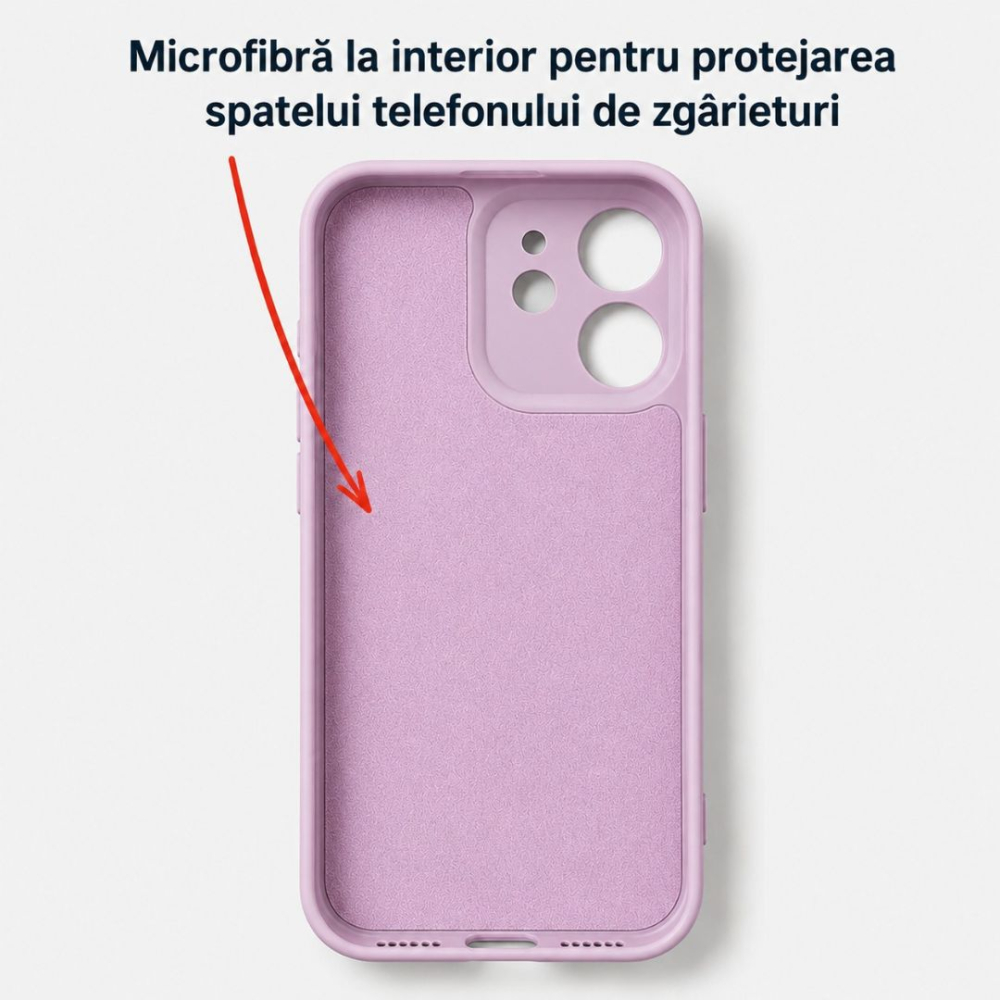 Husa pentru Iphone 12 din silicon, cu inel de prindere, protectie la camere si interior cu microfibra [4]