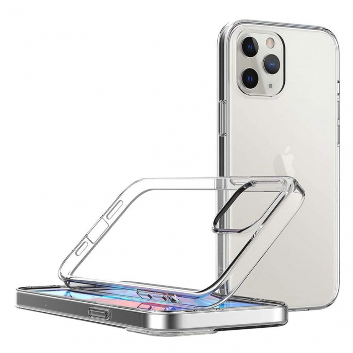 Husa pentru Iphone 12 din silicon - Transparenta [2]