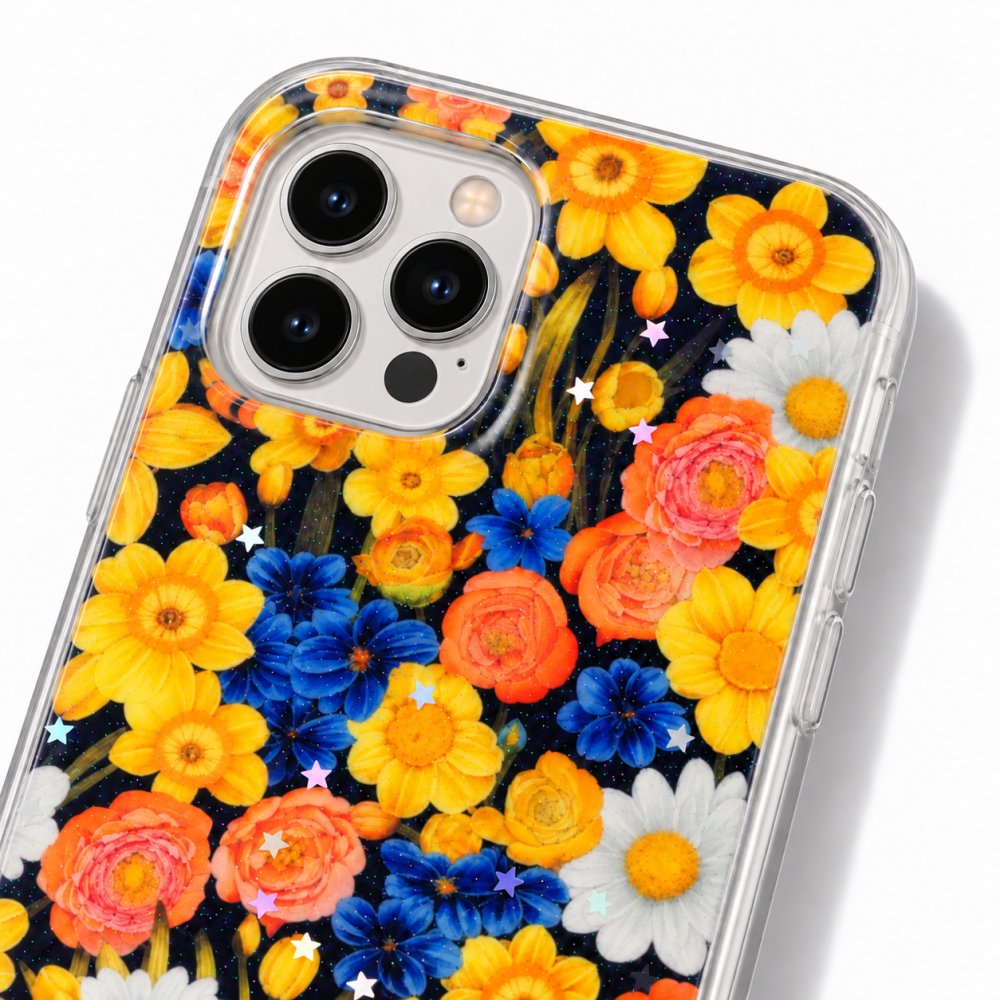 Husa pentru iPhone 12 Pro cu imprimeu floral, rezistenta la socuri si lovituri - ZetGSM [4]