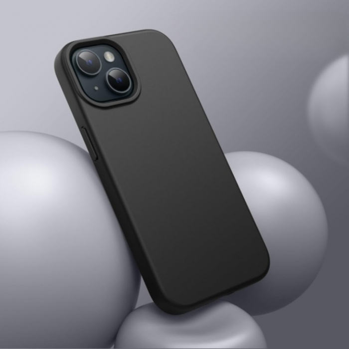 Husa iPhone 15 - Silicon și Microfibra [3]