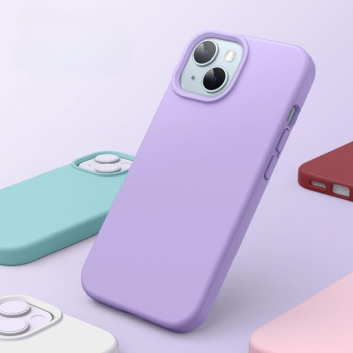 Husa iPhone 15 - Silicon și Microfibra [4]