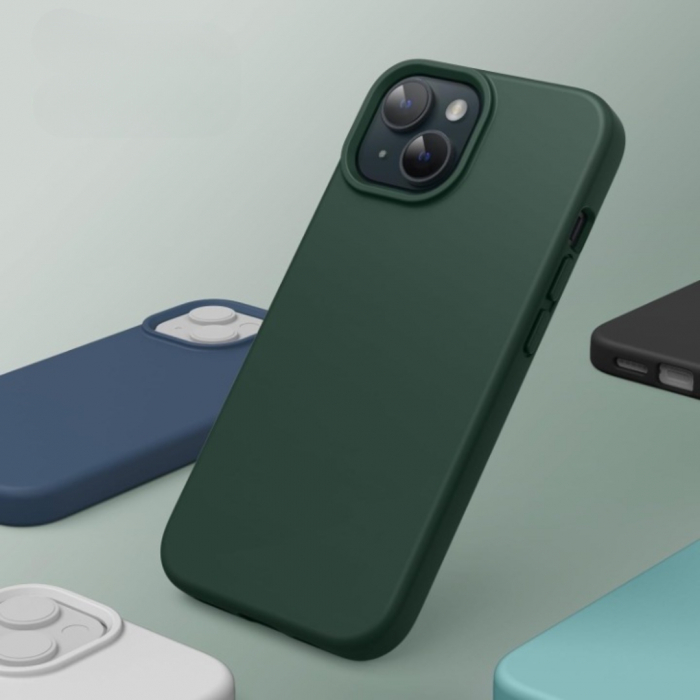 Husa iPhone 15 - Silicon și Microfibra [4]