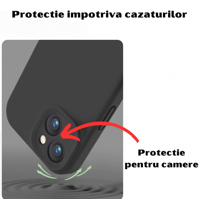 Husa din silicon catifelat pentru Iphone 15 [3]